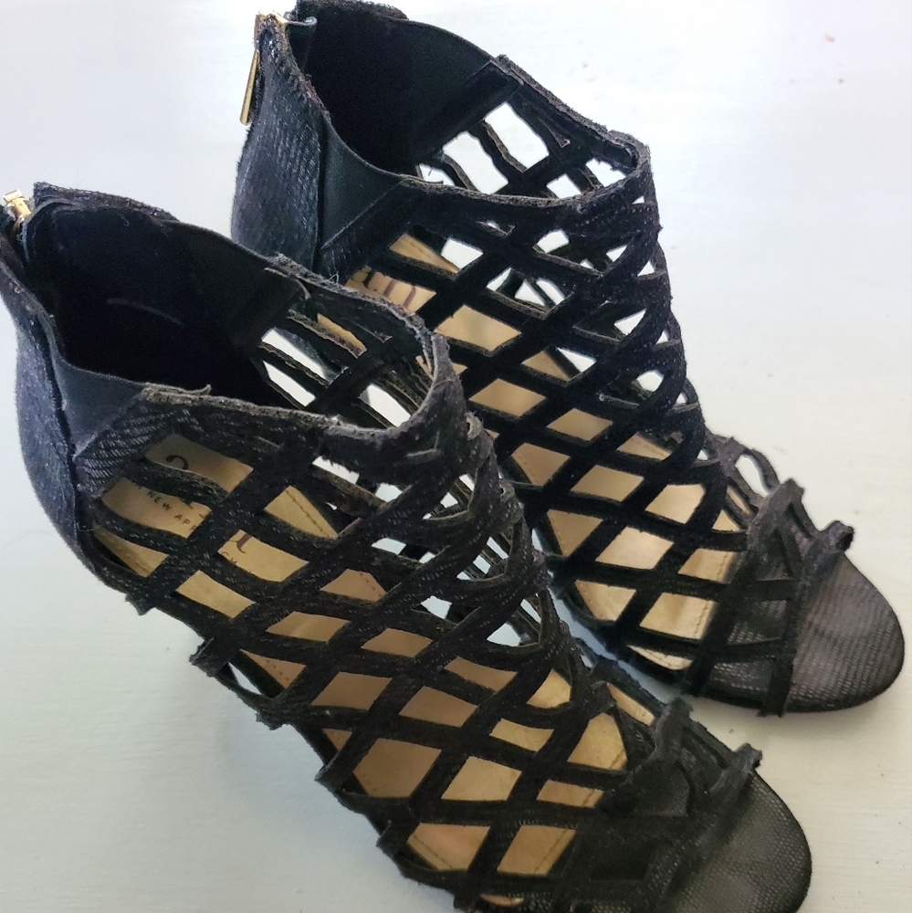 A.N.A A New Approach Black Heels